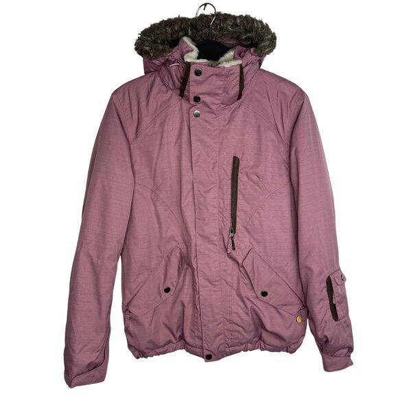 Vintage Y2K Burton Domain 5/3 Pink Snowboarding Skiing Jacket Women’s Small - Picture 1 of 13